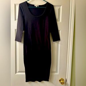 Black cotton dress